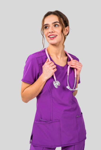 Grace ženska medicinska bluza - Ljubičasta
