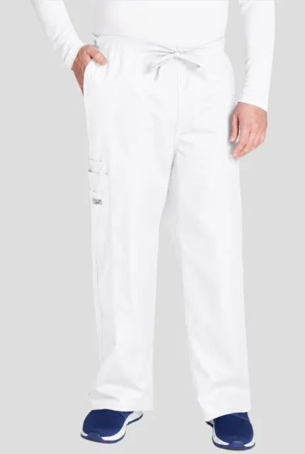 Muške medicinske pantalone Core Stretch - Bijele